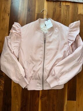Junk Gypsy pink ruffle Jacket